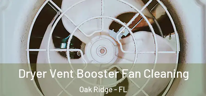 Dryer Vent Booster Fan Cleaning Oak Ridge - FL
