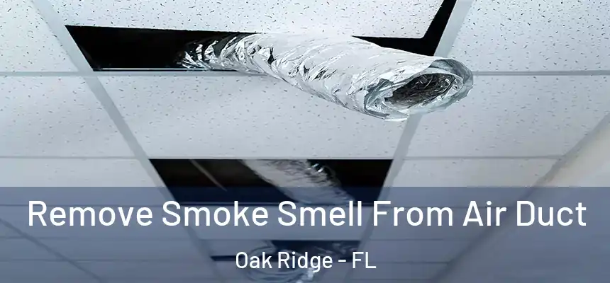 Remove Smoke Smell From Air Duct Oak Ridge - FL