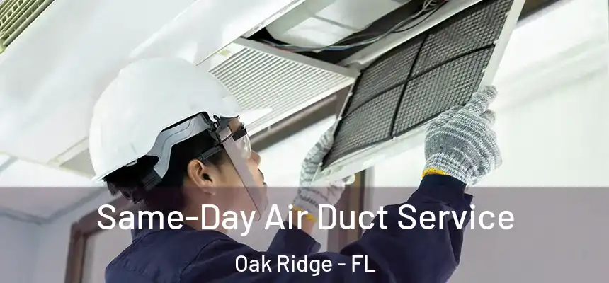 Same-Day Air Duct Service Oak Ridge - FL